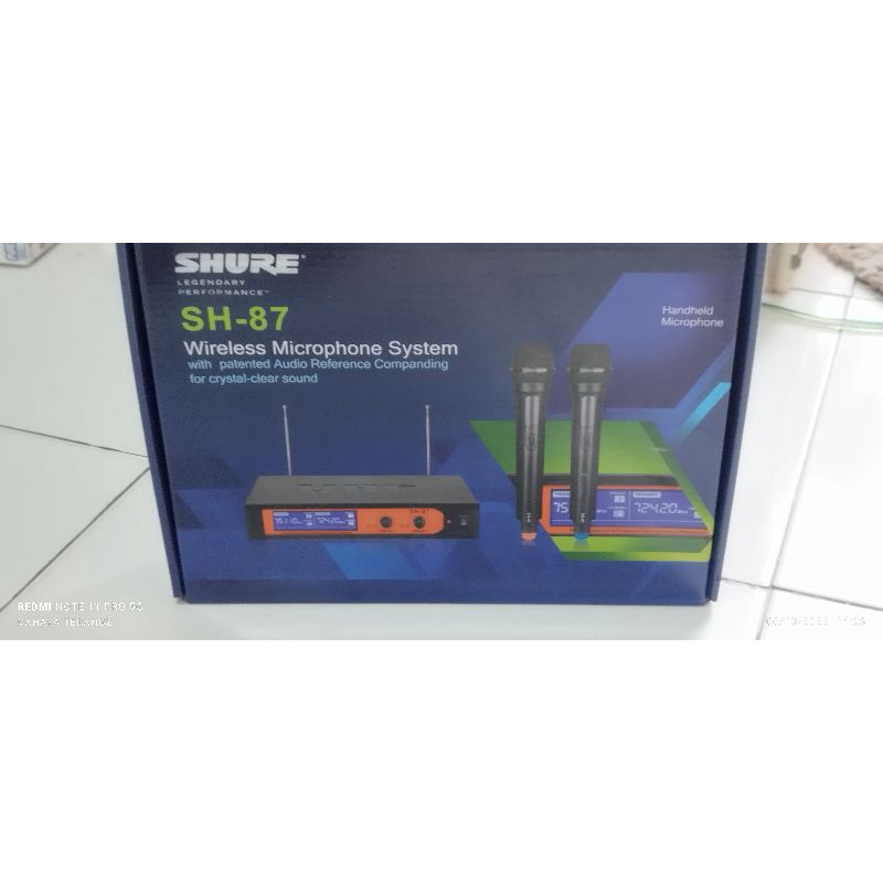 MIX WIRELESS  SHURE SH-87 SUARA JERNIH
