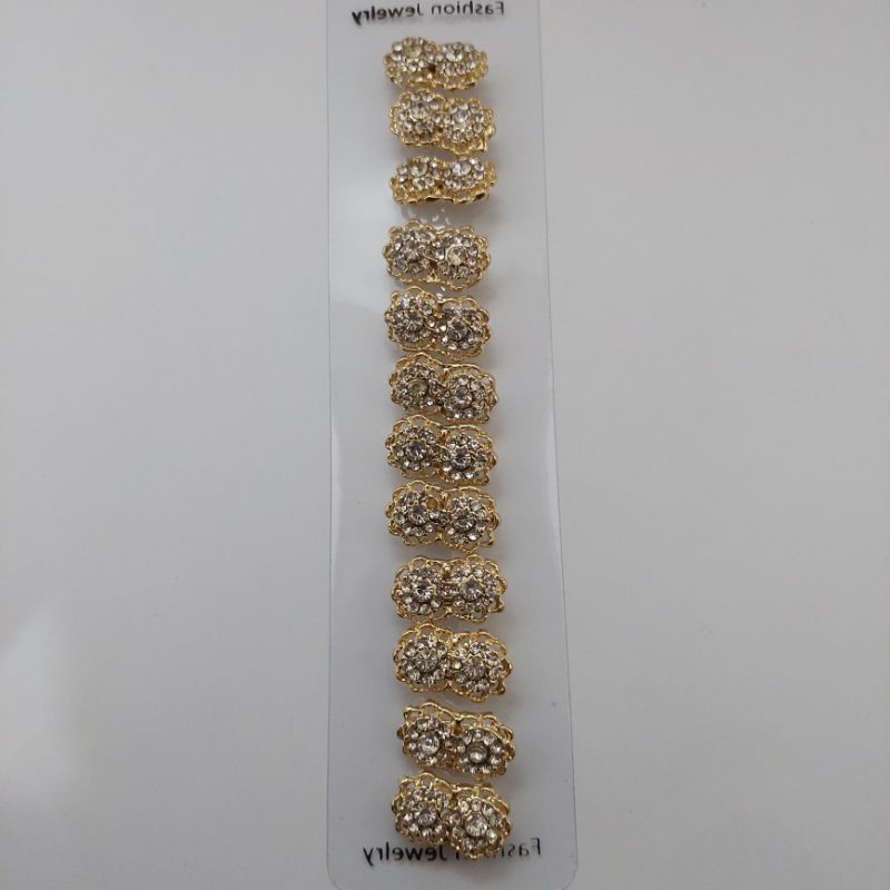 Bros Dagu Korea Kecil Full Mata Kecil Bros Dagu Murah Asesories hijab-Kuning F