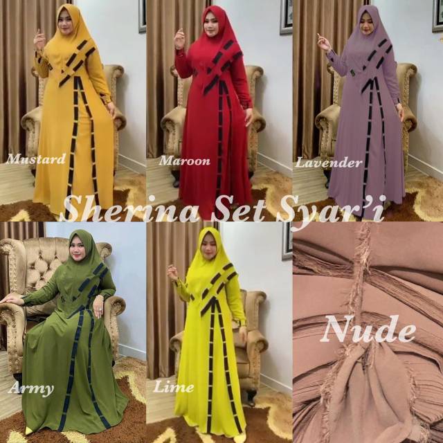 Sherina set syari terbaru