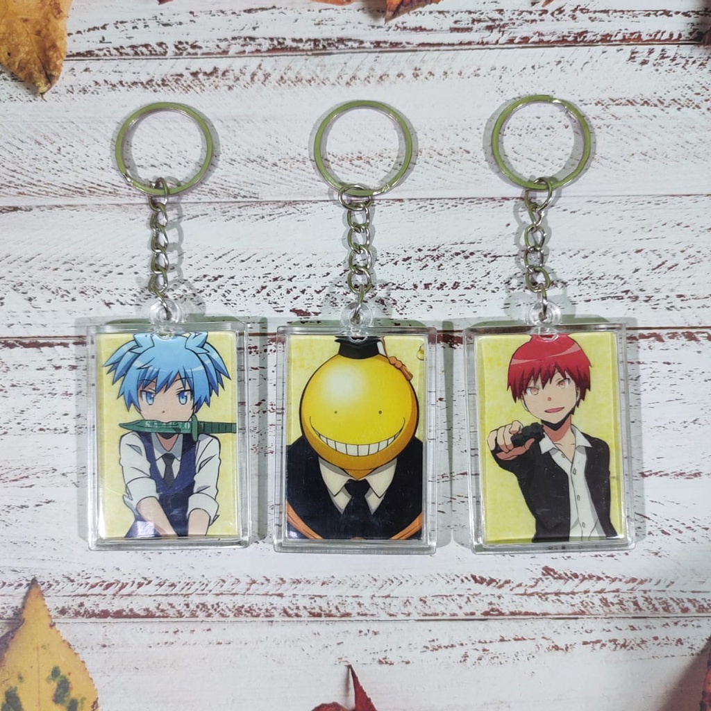Souvenir Gantungan Kunci Kotak Anime - Ansatsu Kyoushitsu Keychain
