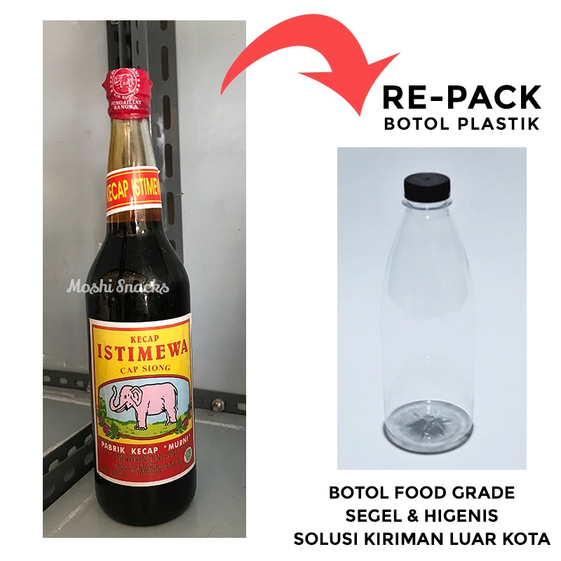 

Kecap Asin Bangka Cap Siong Gajah Super Premium 600ml Repack Botol Plastik Asli Bangka / Sijiu Asin Bangka / Kecap Asin Bangka Siong Istimewa