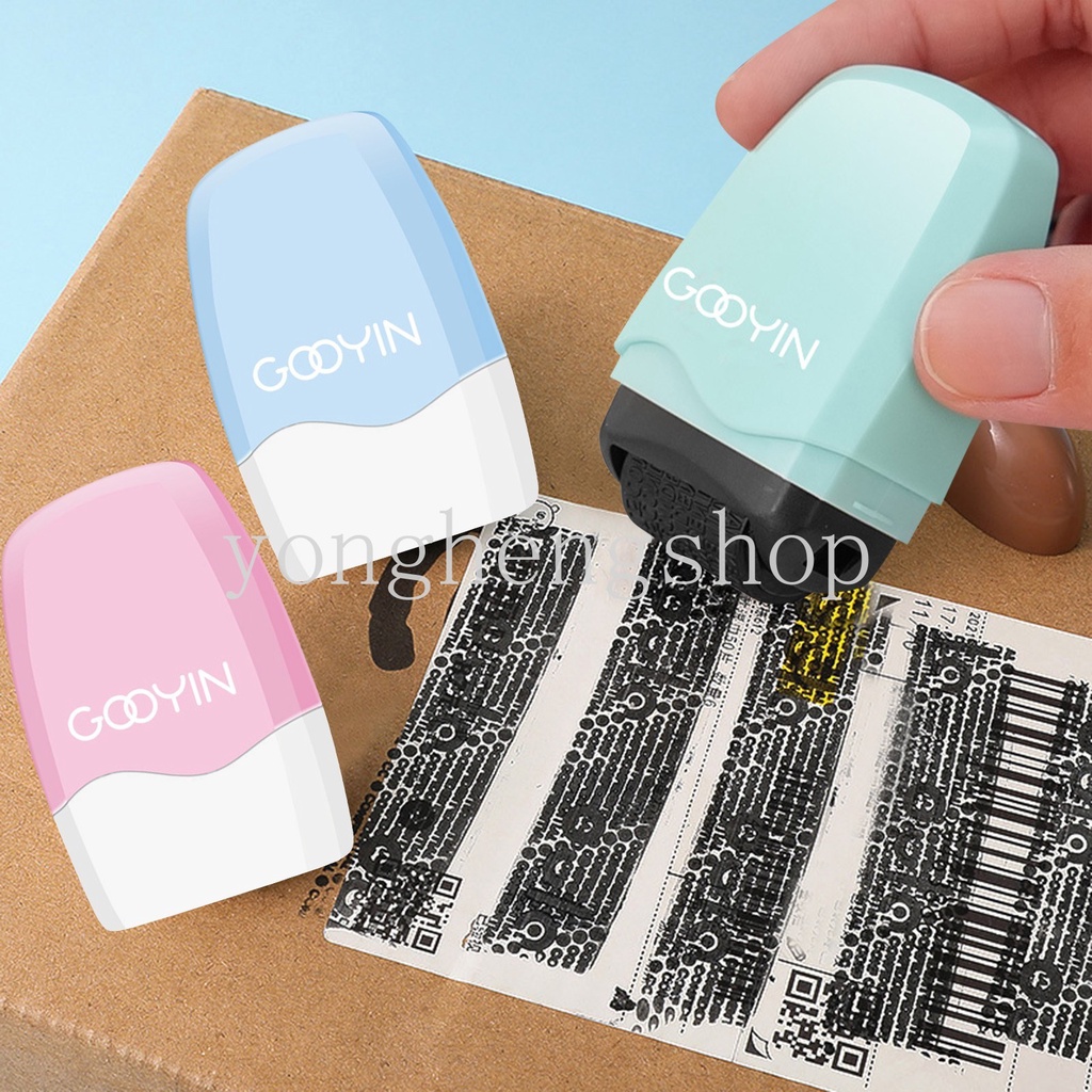 Stempel Roller Kode Pribadi Pribadi Portable