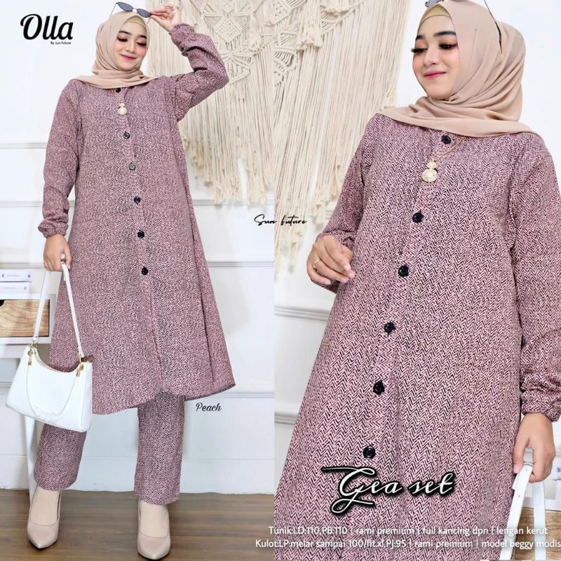 Setelan wanita gea set by olla