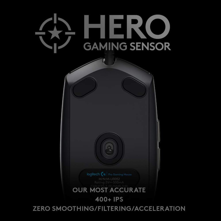 Mouse Logitech G PRO HERO Corded | 16K DPi | Mouse Gaming