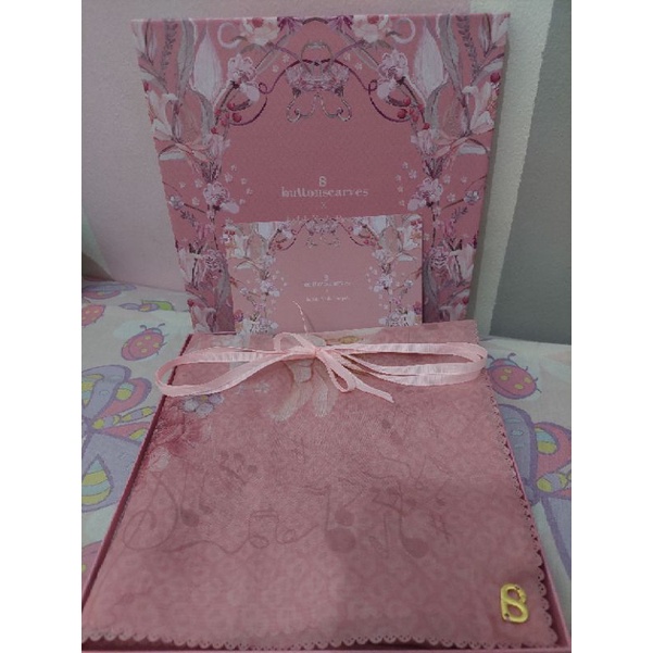 Preloved buttonscarves nada series la (pink)