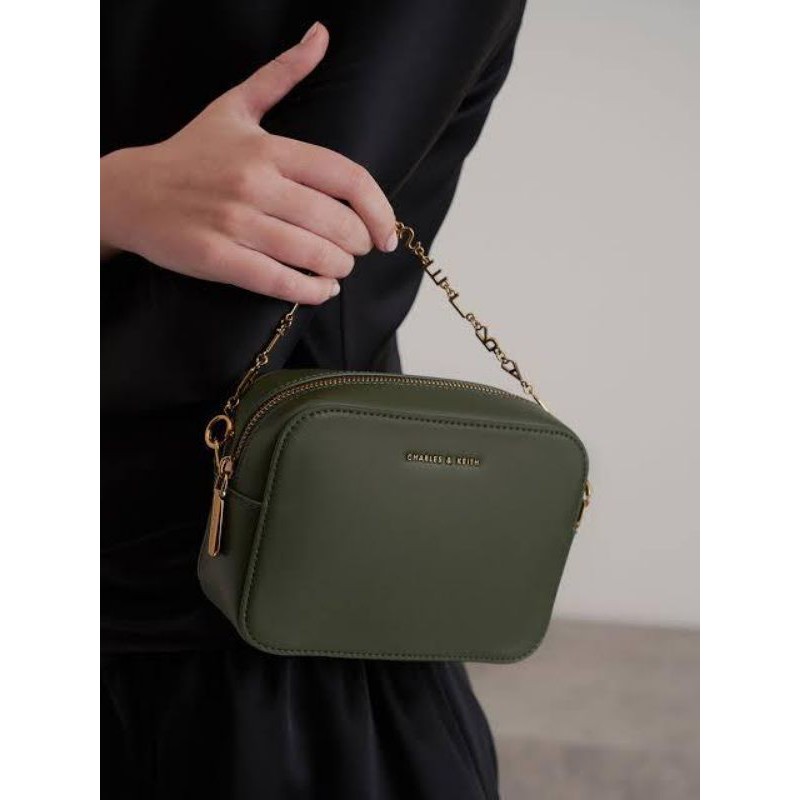 CK Chain Link Boxy Clutch