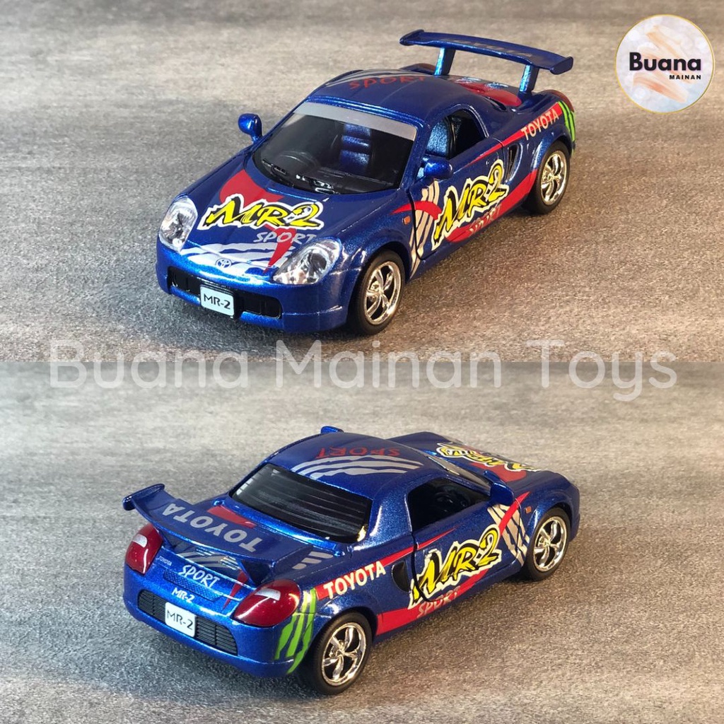 DIECAST KINSMART STREET FIGHTER TOYOTA - HONDA HOBI KOLEKSI MINIATUR Mobil Sport Car Kolektor