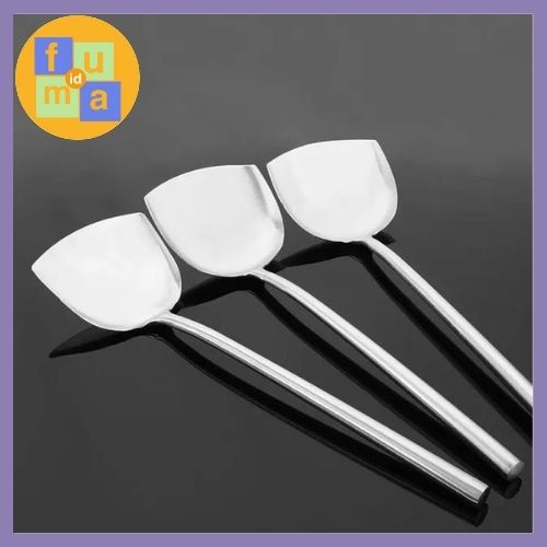 Spatula Stainless Steel / Sodet Gagang Stainless / Spatula Sodet Anti Lengket / Alat Masak