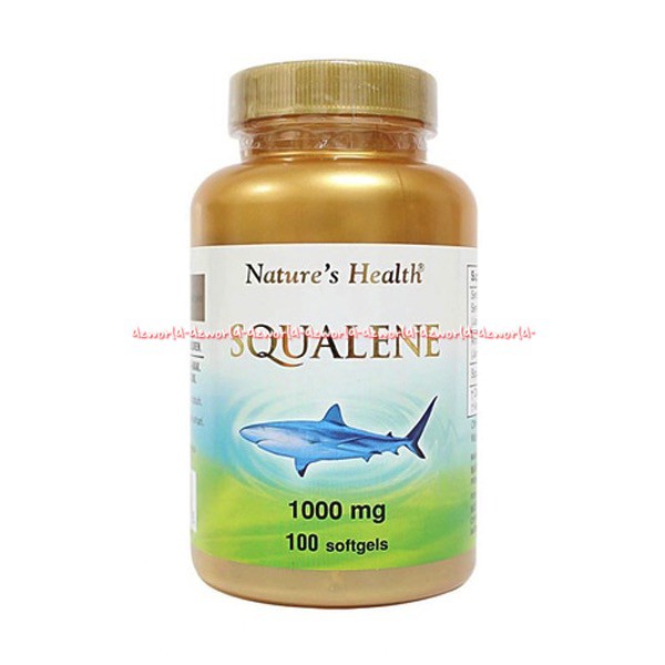 Natures Health Squalene 1000mg Isi 100 Softgel Suplemen Kesehatan Nature's Health