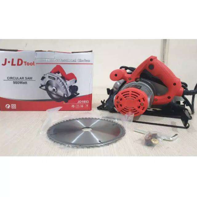 Mesin Circular saw 900 watt JD1853 Mesin potong kayu