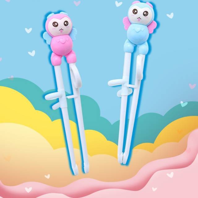 (BC)Sumpit Training Chopstick Sumpit Belajar Anak Bayi-bayionlineshop