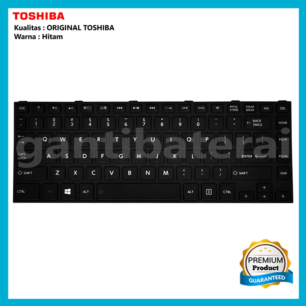 Keyboard Toshiba C40 C40B C40-B C45 C45B C45-B C40D C40-D C40D-B