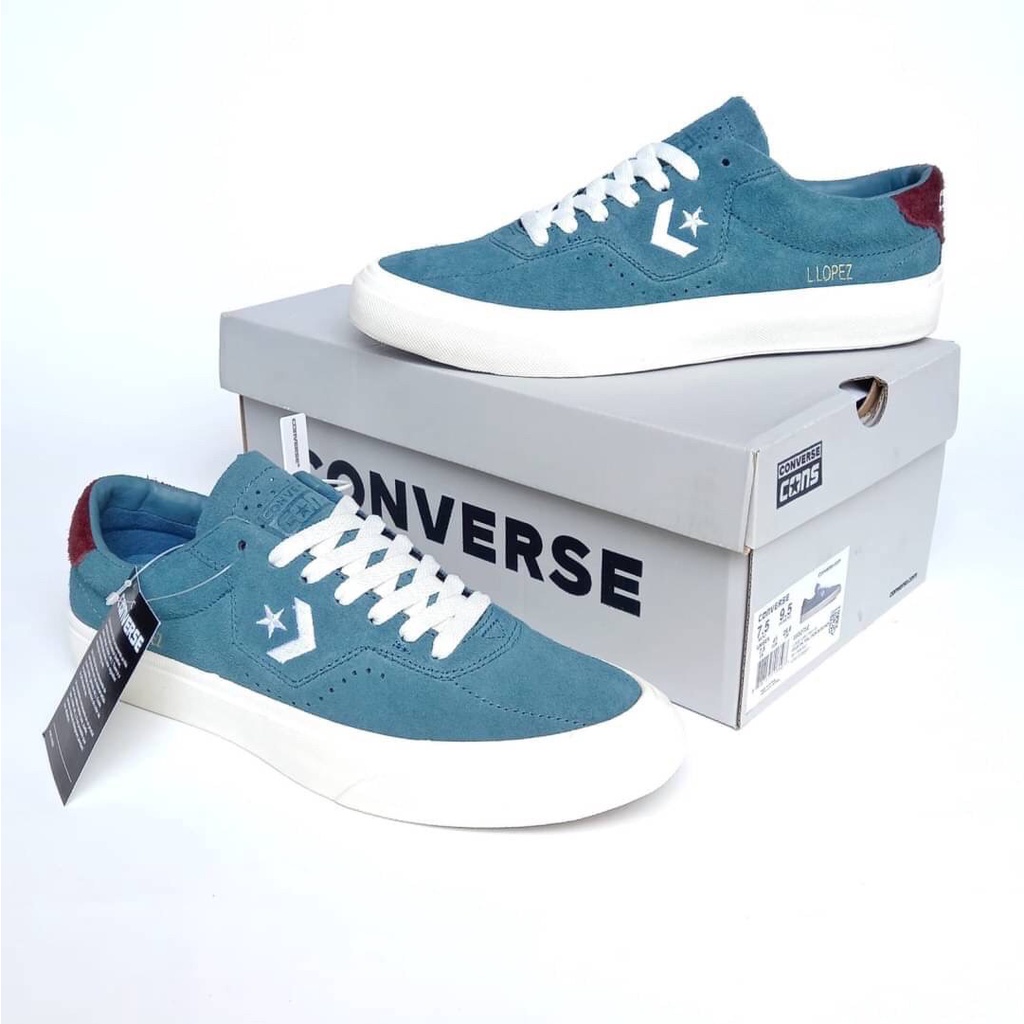 TERLARIS CONVERSE ONE STAR OX LOUIE LOPEZ SOFT GREY PREMIUM BNIB FULL TAG sepatu converse L Lopez Su