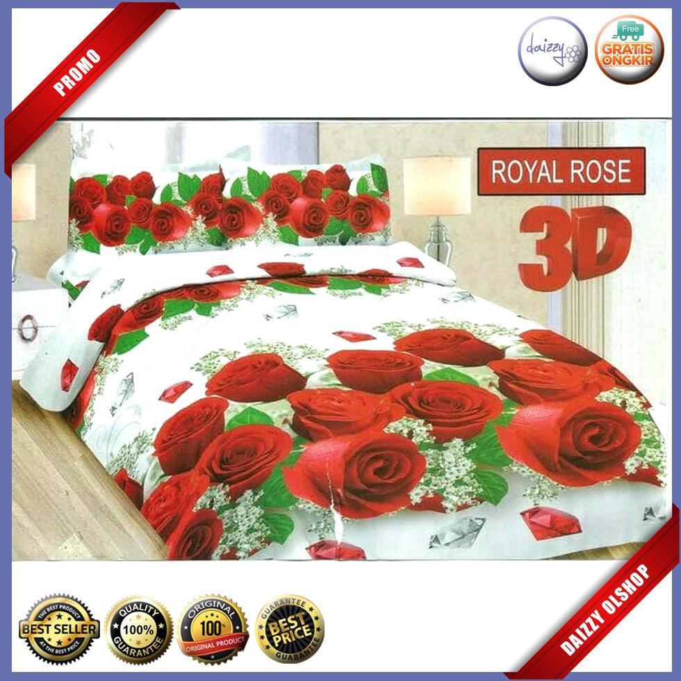 Sprei Bonita Royal Rose No.2 Queen 160 Seprai Sprai Sepray Bed Bedding BMSC214