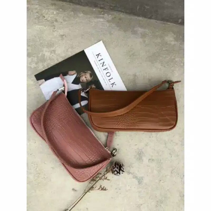 Tas vintage croco / tas terbaru / tas wanita terbaru / tas tote bag