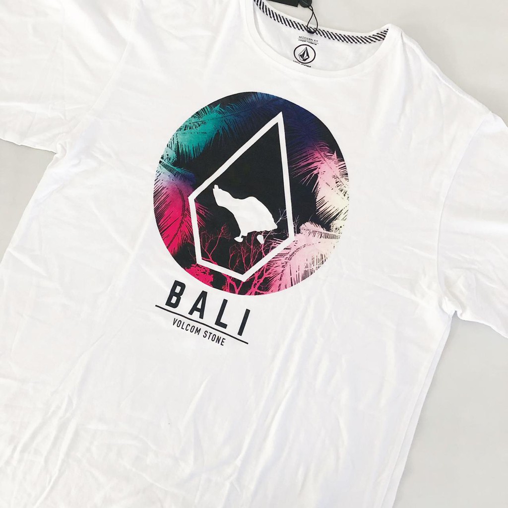 Kaos Volcom Original Volcom MBM Bali Plant WHT