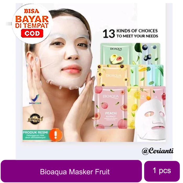 BIOAQUA Sheet Mask Hydrating Essence Face Mask Brightening Moisturizing Skin Care Anti aging Masker Wajah(25g/pcs)