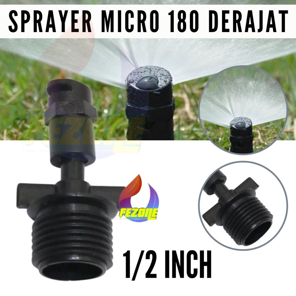 SPRINKLER MICRO 180 DERAJAT UNTUK BERKEBUN TAMAN FEZONE