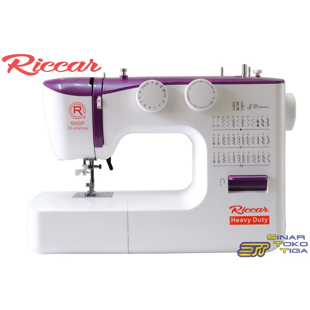 RICCAR 990P HEAVY DUTY MESIN JAHIT TEBAL PORTABLE 990 P / RICCAR 990 P XT