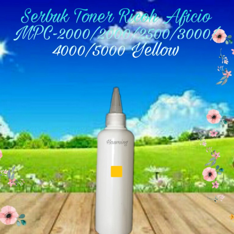 Serbuk Toner Ricoh Aficio MP C2000 C2500 C3000 C4000 C5000 MPC2000 MPC2500 MPC3000 Yellow 1x Isi