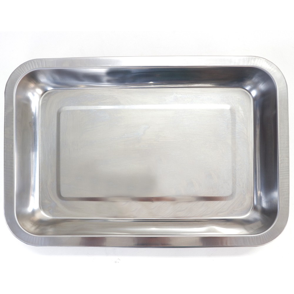 Nampan Baki Stainless Persegi Ukuran Lengkap Baking Tray Stainless Steel Loyang Waskom Stainless