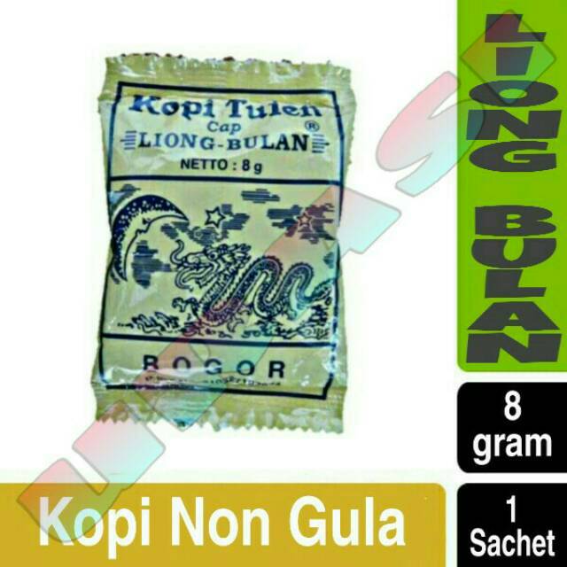 

KOPI TULEN NON GULA CAP LIONG BULAN BOGOR 1 SACHET