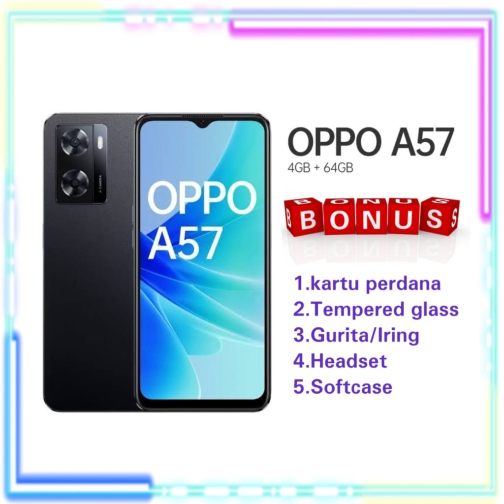 OPPO A54 6/128 &amp; OPPO A57 4/64 &amp; 4/128 NEW GARANSI RESMI OPPO