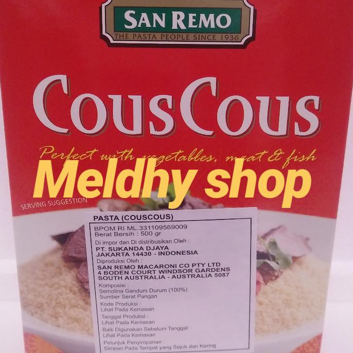 

Terlaris# Cous Cous San Remo