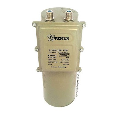 Promo Venus Lnb C Band Dual Out (1 Satelit 2 Receiver) Elegan