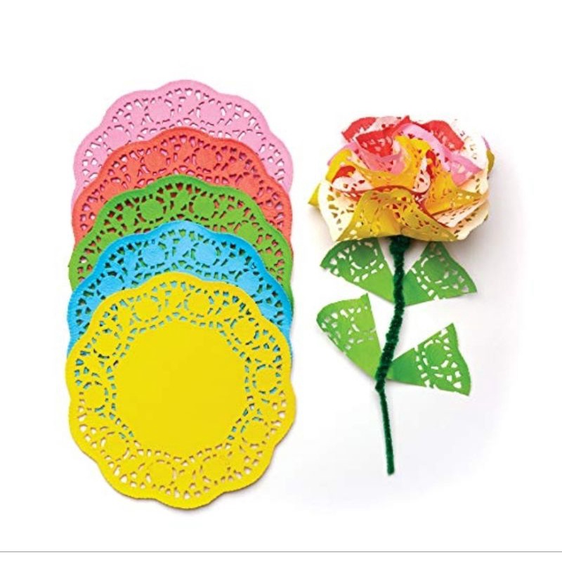 

12pcs Mini Doilies Paper - 7 Pilihan Warna untuk Journal // Dimino