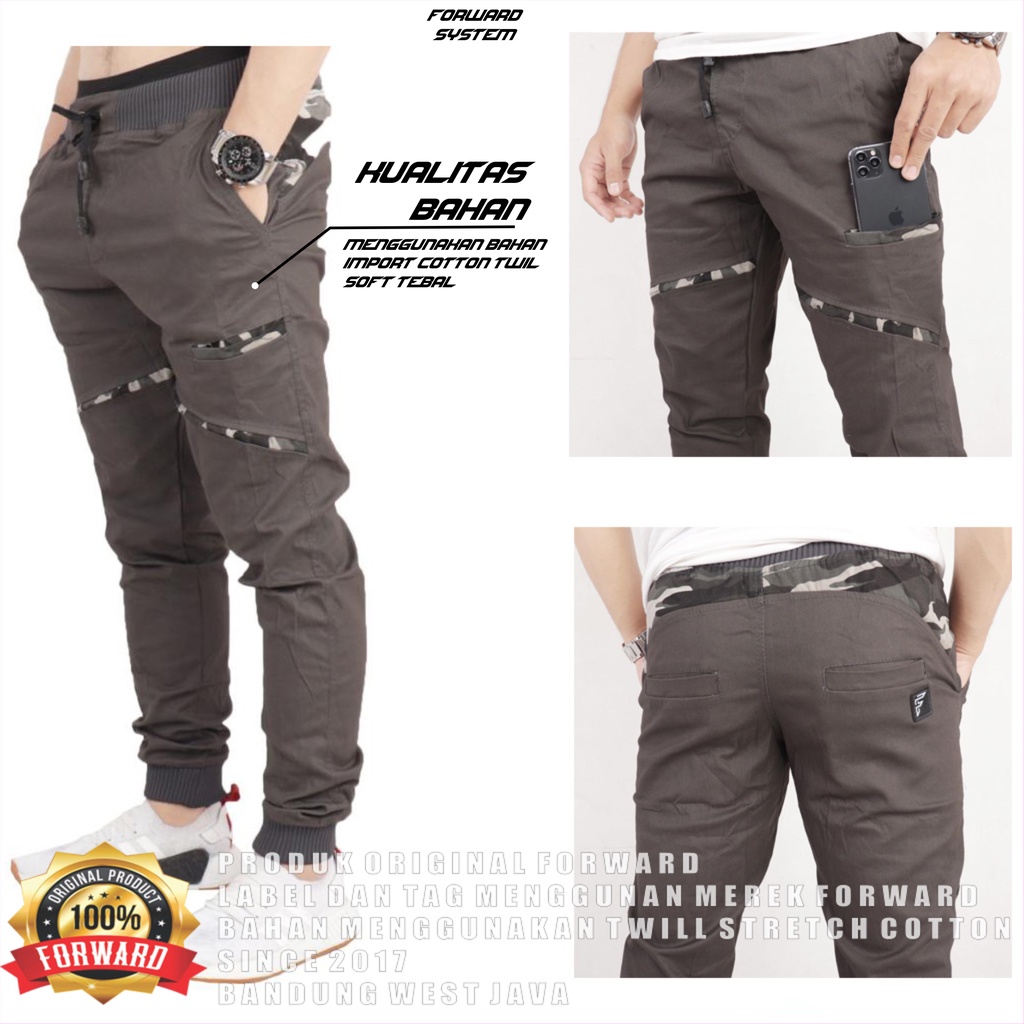 Celana Joger Jogger Pria Tactical Bikers Fourlayers