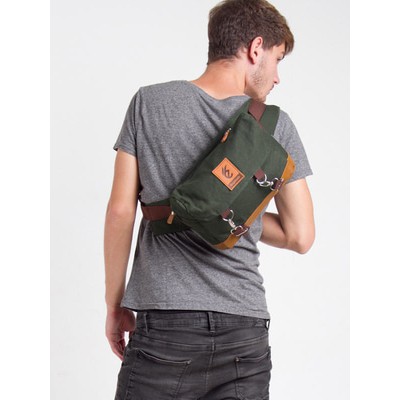 Tas Pinggang/Waist Bag Kanvas - ESGOTADO Cinturo Primeiro warna Hijau