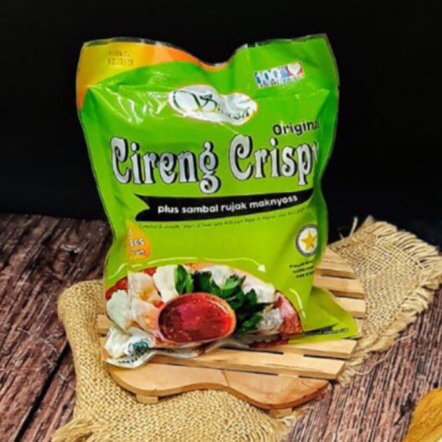 

Rujak Cireng Crispy merk Shaza