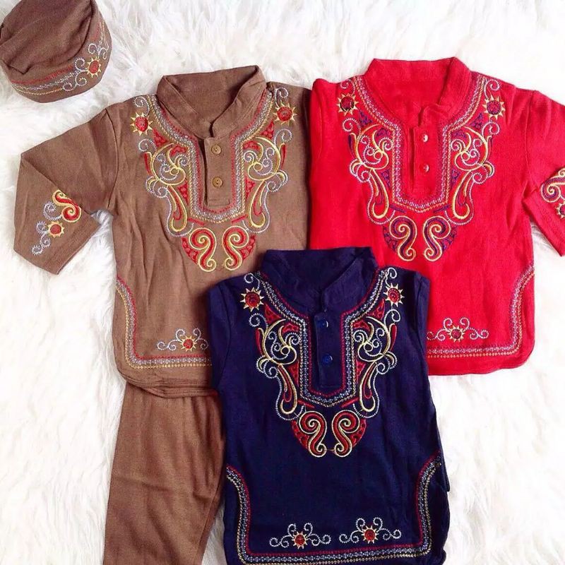 Set Koko Peci Turki Warna