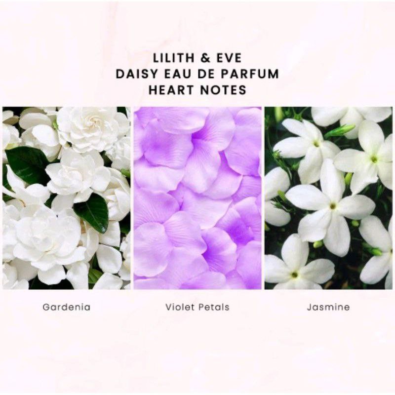 [SALE!] Lilith &amp; Eve Daisy Eau De Parfum Lilith and Eve Parfume / Parfum Wanita