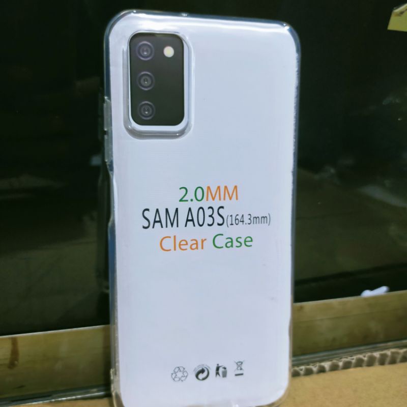 Clear case samsung A11 M11 A31 A20S A22 M32 A02S A03S Tebal transparant