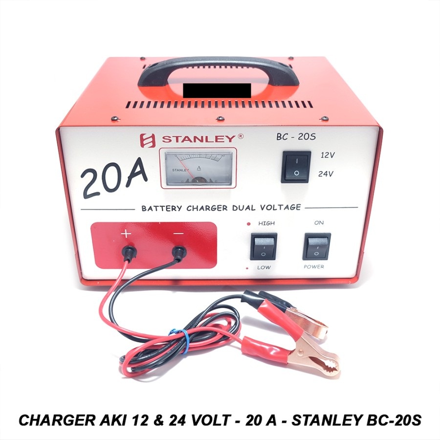 Charger Aki 12V & 24V - 20 Ampere