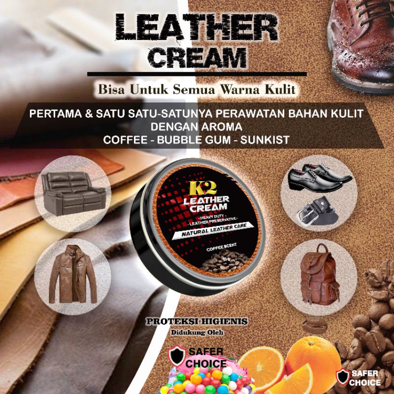 LEATHER CARE - PERAWATAN SEPATU KULIT - TAS KULIT - JAKET KULIT - ETC - SEMIR SEPATU ORIGINAL K2