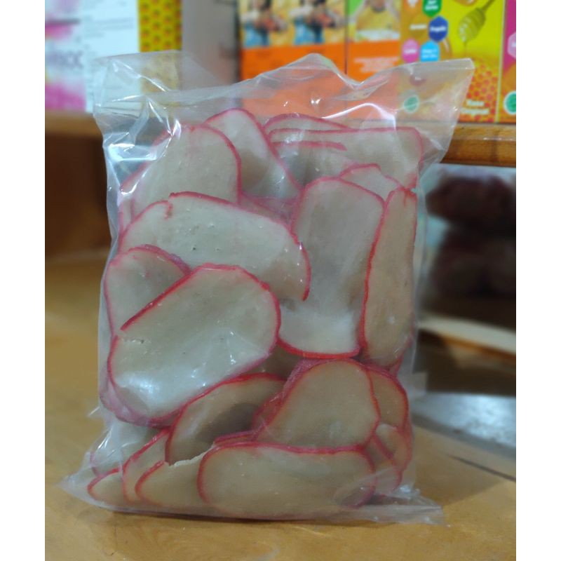 

Kerupuk kering ikan haruan/tenggiri