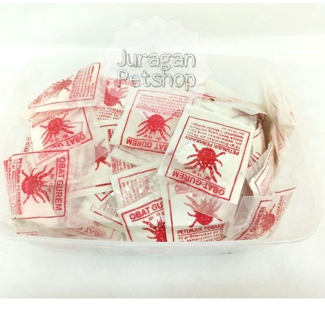 GUREM (1 SACHET) OBAT KUTU SERBUK KUCING/ANJING