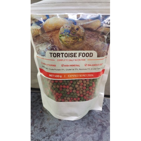 Pelet Kunkka 400gram/KUNKKA Pakan tortoise turtle Reptile Makanan harga murah kualitas bagusss bukan REPCAL Mazuri GTF JGS/TORTO FOOD/TORTOISE FOOD/MAKANAN KURA KURA DARAT