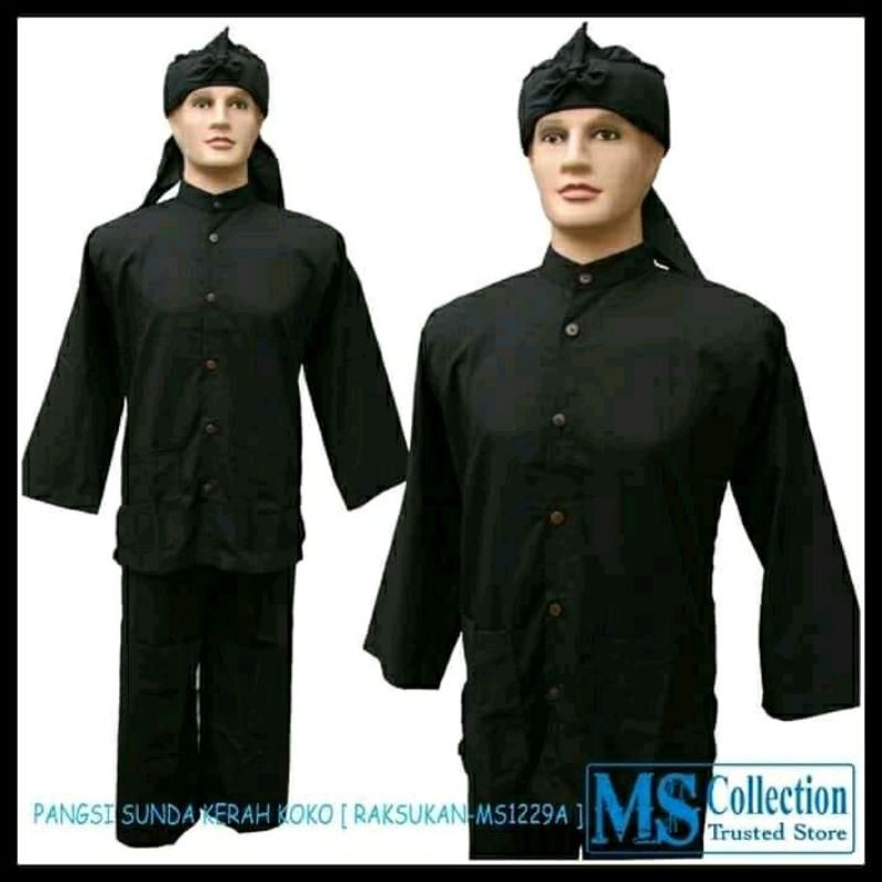 Jual pangsi sunda setelan pangsi koko sunda | Shopee Indonesia