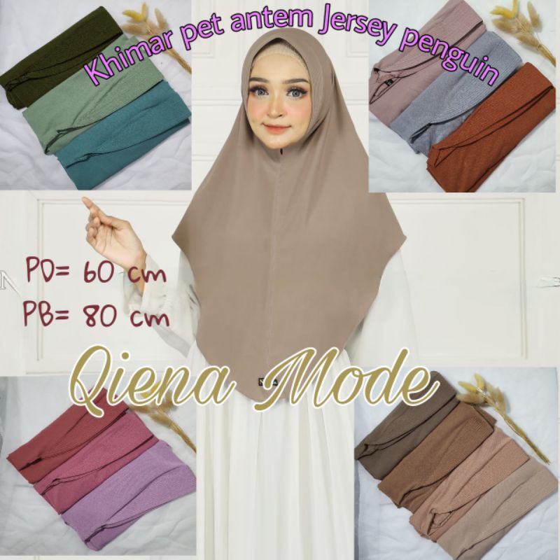 Bergo Khimar Pet Antem Jersey penguin