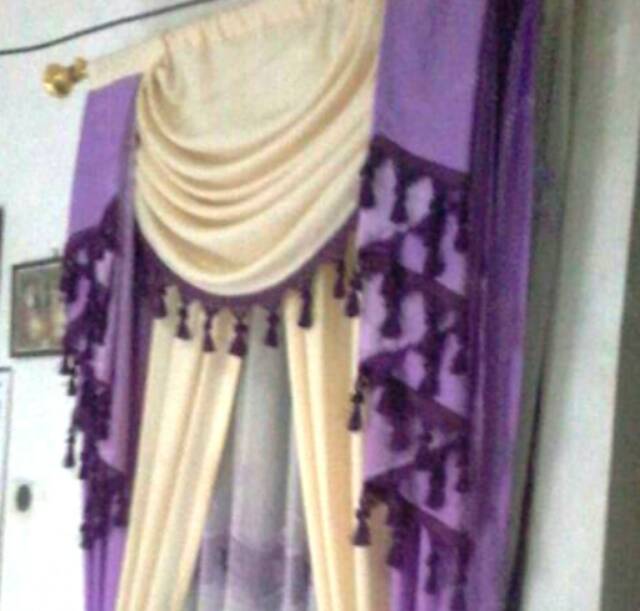 Gorden Draperi/Gorden kerajaan tampil Mewah