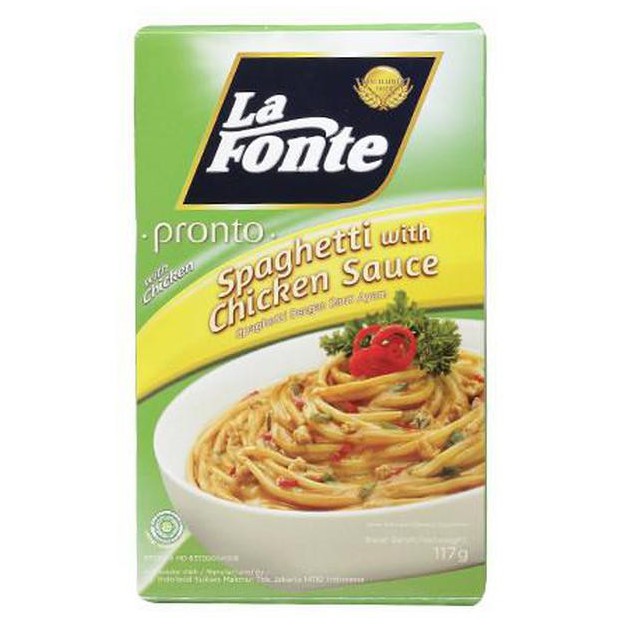 La Fonte Spaghetti with Saus Ayam 117 gr | Shopee Indonesia