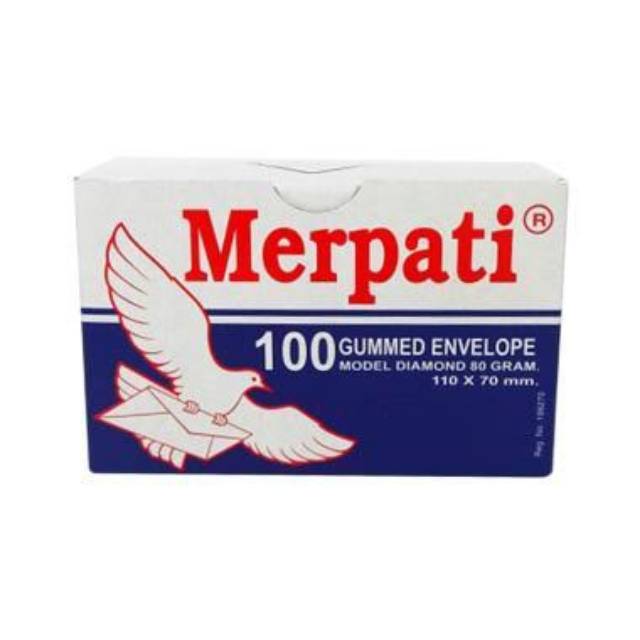 

Amplop Merpati 70 x 110 mm Banker Kecil