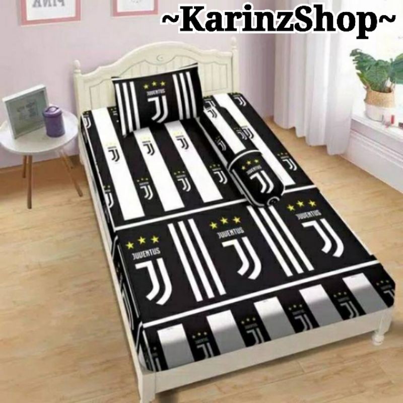 Sprei Lady Rose FC JUVENTUS ( King 180 / Queen 160 / Single 120 x 200 )