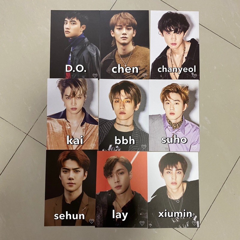 WELKIT/WELCOME KIT EXO OFFICIAL GOODS POSTER XIUMIN SUHO LAY BAEKHYUN CHEN CHANYEOL D.O. KAI SEHUN