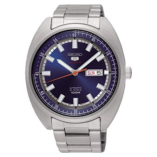 Seiko 5 Sports SRPB15K1 Turtle Automatic Blue Dial Stainless Steel - Jam Tangan Pria