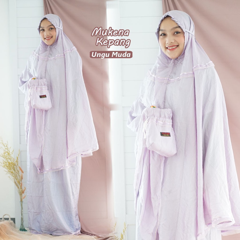 Mukena Parasut Pita WarnaTas Kepang Harga Grosir
